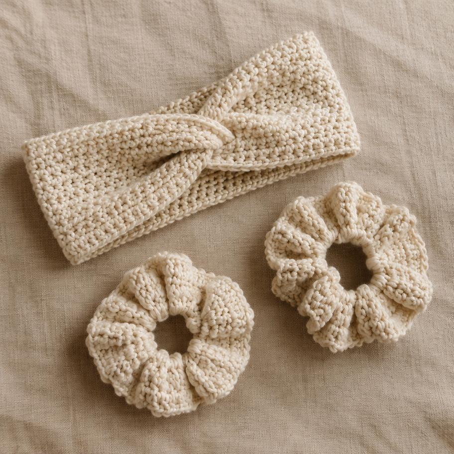 Handmade crochet detail