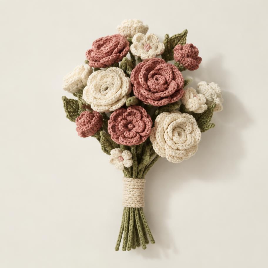 Handmade crochet detail